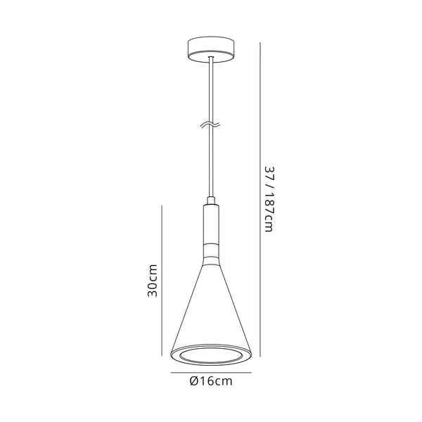 Paint Pendant - Cone