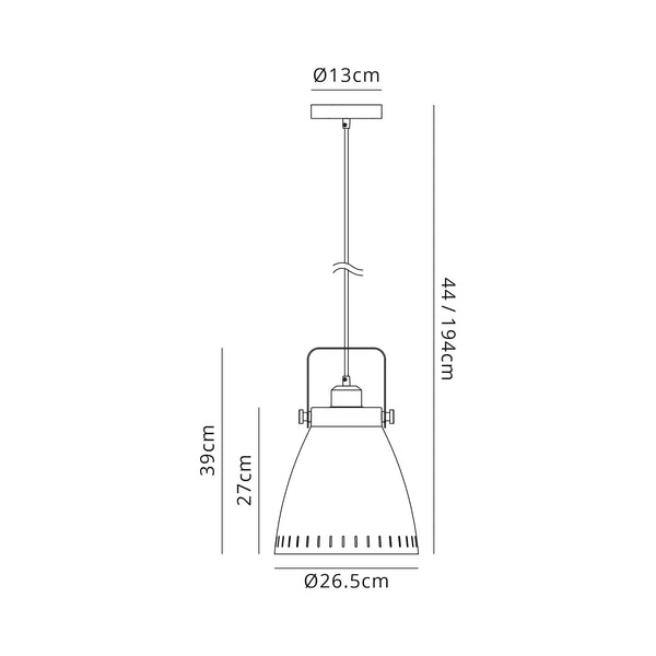 Noir Factory Pendant