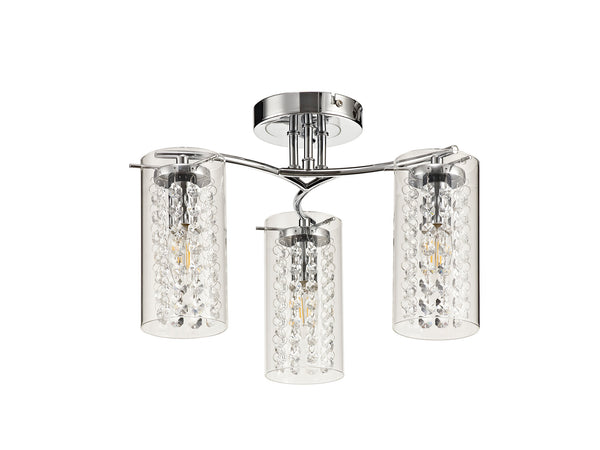 Icicle Semi Flush Ceiling Light