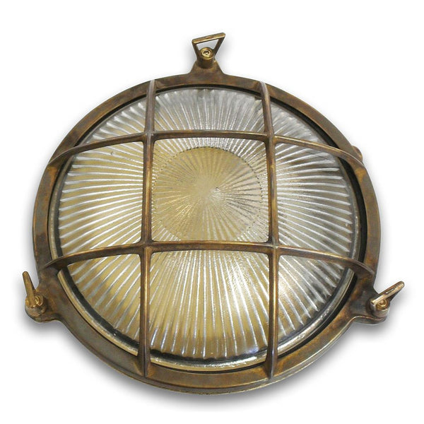 Solid Metal Nautical Porthole Style Round Bulkhead