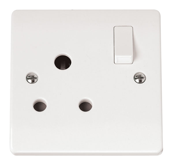CLICK MODE 15A ROUND PIN SWITCHED SOCKET