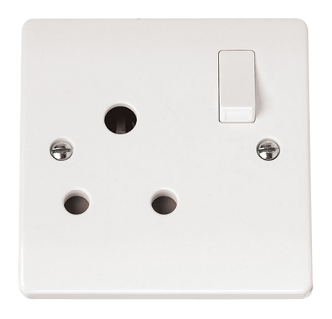 CLICK MODE 15A ROUND PIN SWITCHED SOCKET