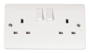 CLICK MODE 13A DP SWITCHED SOCKET WITH CLEAN EARTH