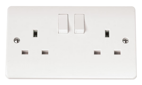 CLICK MODE 13A DP SWITCHED SOCKET WITH CLEAN EARTH