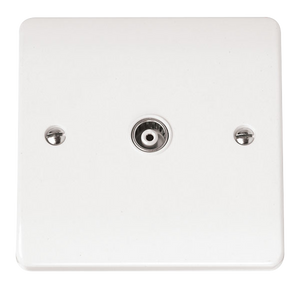 CLICK MODE ISOLATED COAXIAL SOCKET SINGLE OUTLET