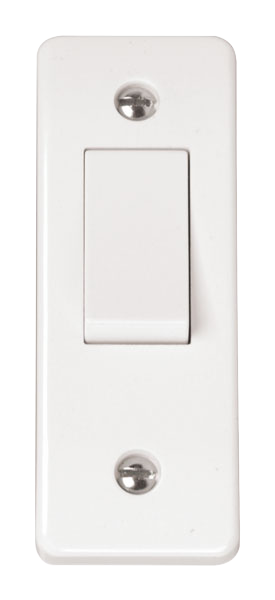 CLICK MODE 1-GANG 2-WAY 10A ARCHITRAVE PLATE SWITCH