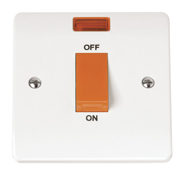 CLICK MODE 1-GANG45A D/P SWITCH WITH NEON
