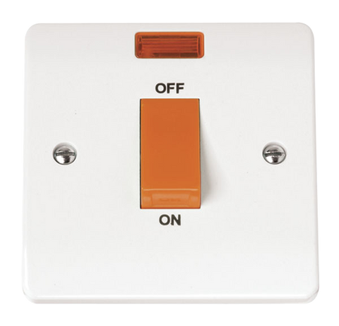 CLICK MODE 1-GANG45A D/P SWITCH WITH NEON