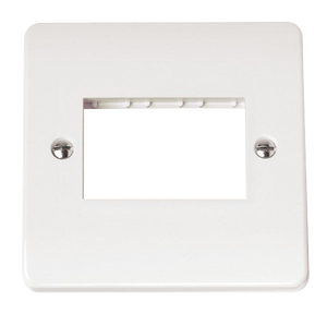 CLICK MODE SINGLE SWITCH PLATE 3 GANG APERTURE