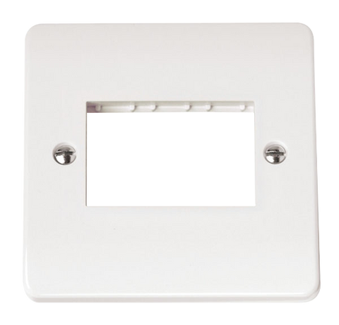 CLICK MODE SINGLE SWITCH PLATE 3 GANG APERTURE