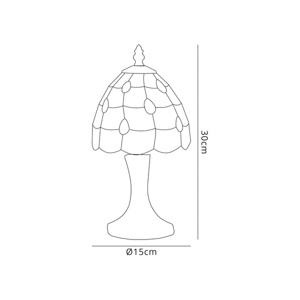 Honey Tiffany Mini Table Lamp