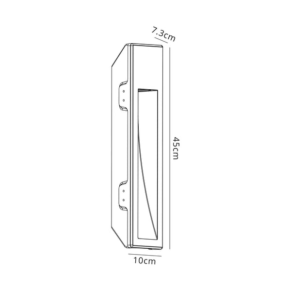 Paint Recessed Wall Light