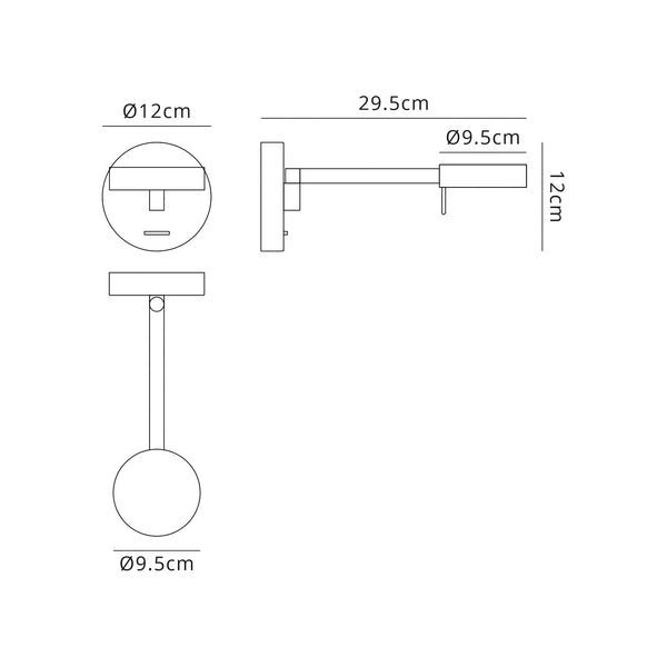 Read Adjustable Wall Light