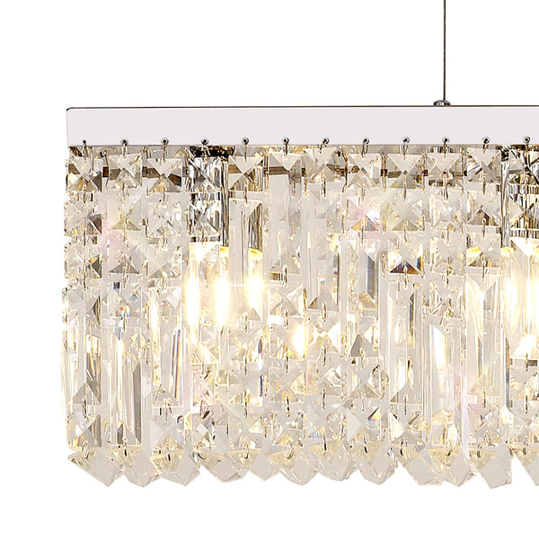 Titanic Rectangular Pure Crystal Chandelier