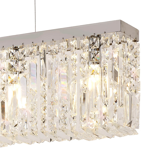 Titanic Rectangular Pure Crystal Chandelier