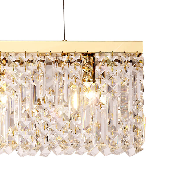 Titanic Rectangular Pure Crystal Chandelier