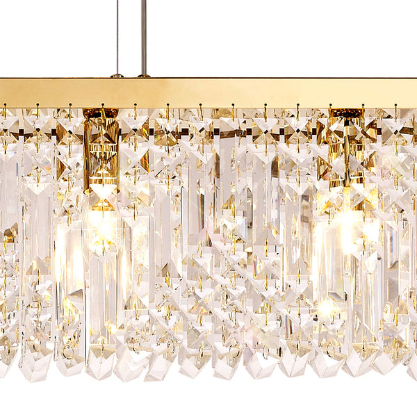 Titanic Rectangular Pure Crystal Chandelier