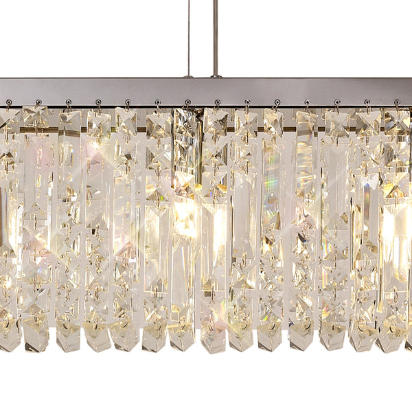 Titanic Rectangular Pure Crystal Chandelier