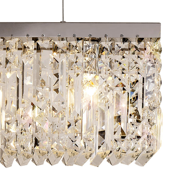 Titanic Rectangular Pure Crystal Chandelier