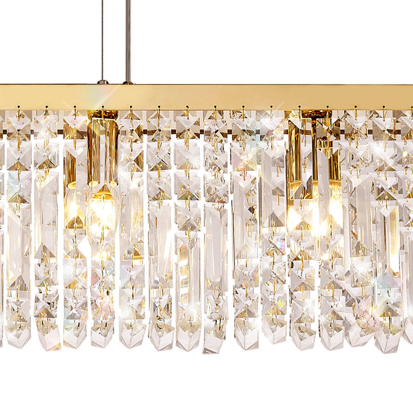 Titanic Rectangular Pure Crystal Chandelier