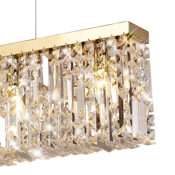 Titanic Rectangular Pure Crystal Chandelier